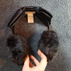 Kate Spade Satin Bow Earmuffs